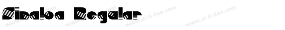 Sinaloa Regular字体转换